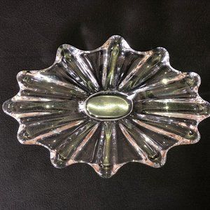 Vannes-le-Chatel Crystal Signed Centerpiece /Bowl